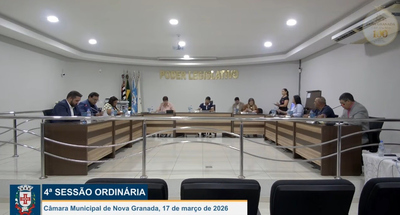 Câmara Municipal realiza a 4ª Sessão Ordinária de 2026