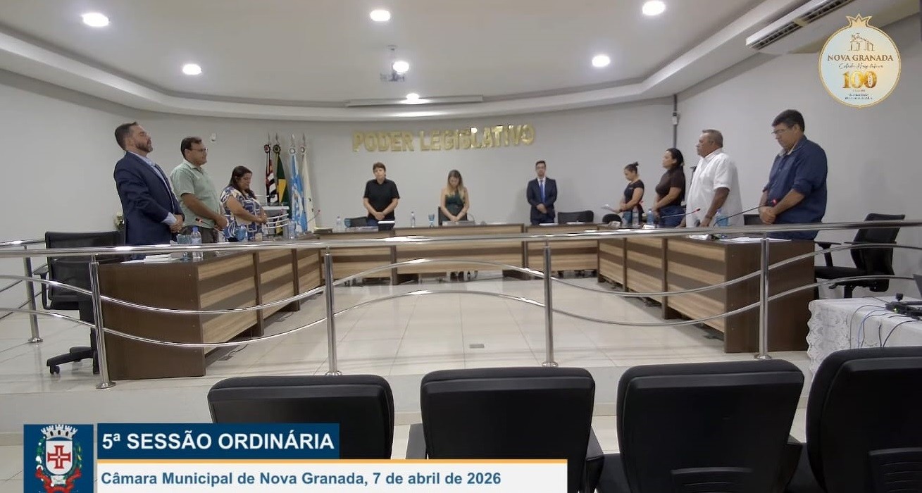 Câmara Municipal realiza a 5ª Sessão Ordinária de 2026