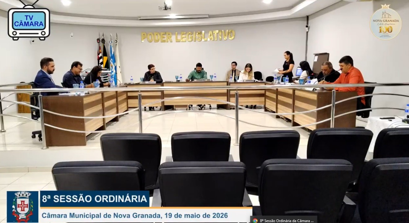 Câmara Municipal realiza a 8ª Sessão Ordinária de 2026